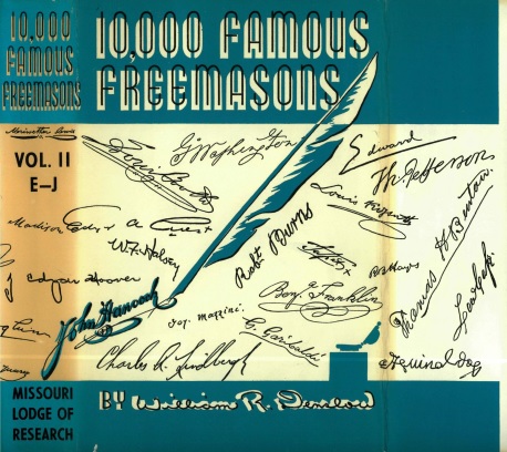 10000 Famous Freemasons by William R Denslow.jpg